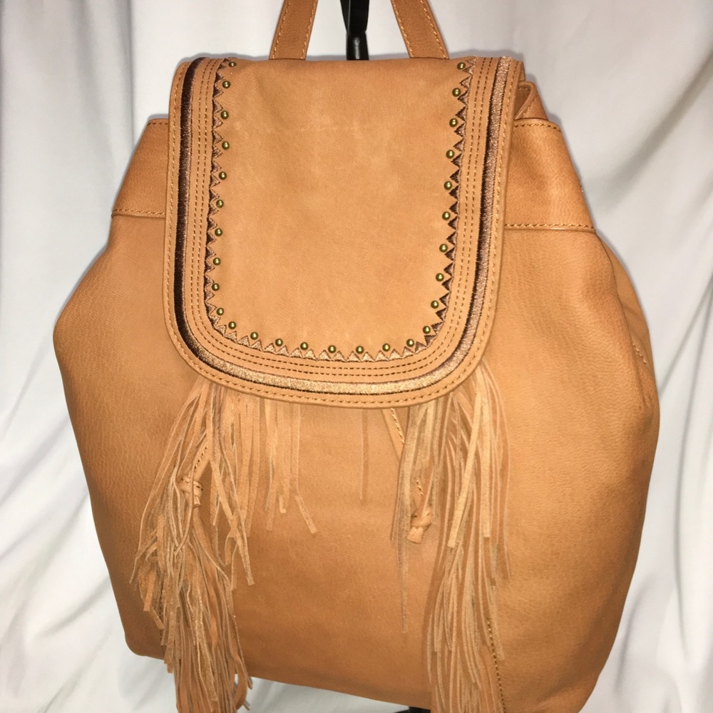 Soft pebble leather backpack 🎒